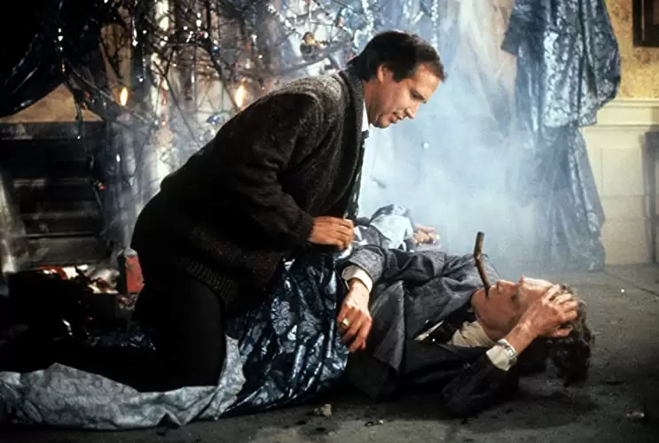 「ナショナル・ランプーン／クリスマス・バケーション」チェビー・チェイス & ウィリアム・ヒッキーの画像