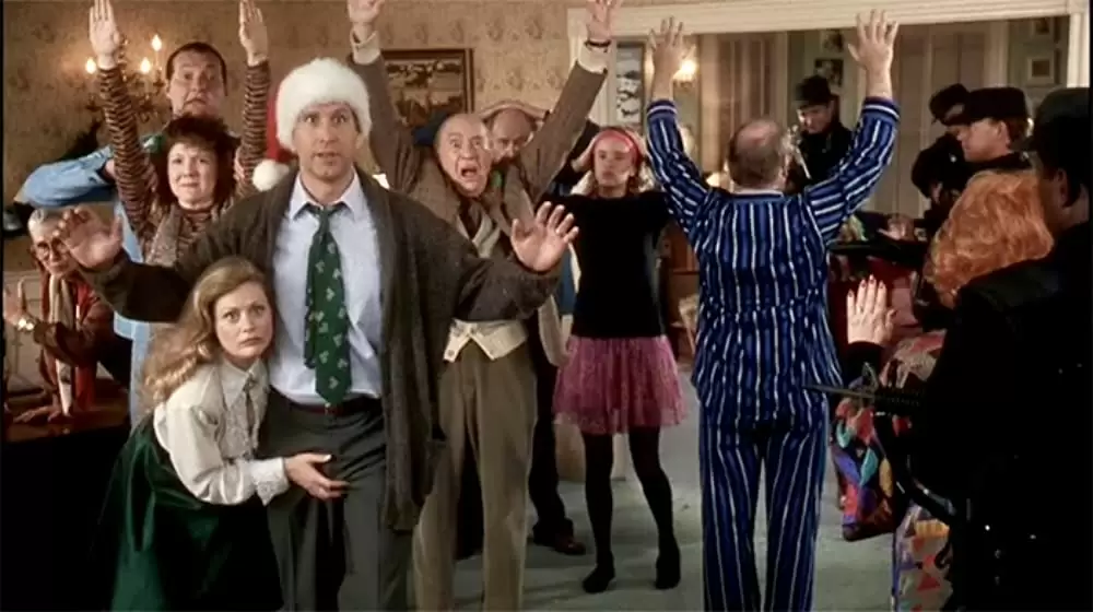 「ナショナル・ランプーン／クリスマス・バケーション」チェビー・チェイス & ビバリー・ダンジェロ & ジュリエット・ルイス & ランディ・クエイド & ダイアン・ラッド & ミリアム・フリン & E・G・マーシャルの画像