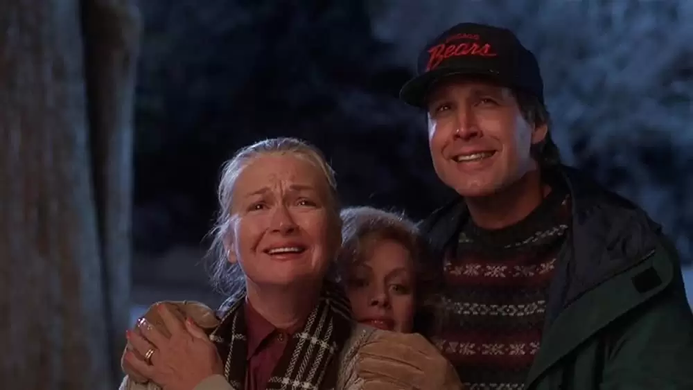 「ナショナル・ランプーン／クリスマス・バケーション」チェビー・チェイス & ビバリー・ダンジェロ & ダイアン・ラッドの画像