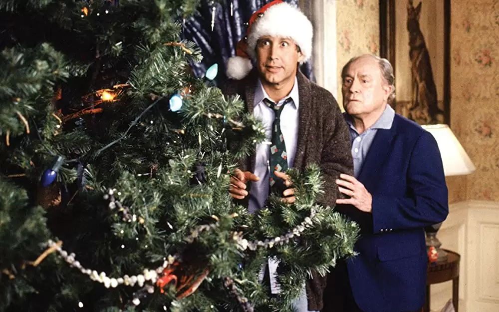 「ナショナル・ランプーン／クリスマス・バケーション」チェビー・チェイス & ビバリー・ダンジェロ & ジュリエット・ルイス & ジョニー・ガレッキ & E・G・マーシャルの画像