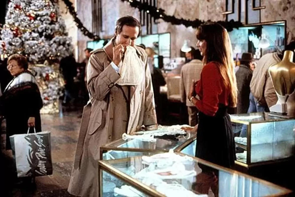 「ナショナル・ランプーン／クリスマス・バケーション」チェビー・チェイス & Nicolette Scorseseの画像