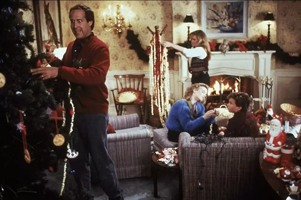 「ナショナル・ランプーン／クリスマス・バケーション」チェビー・チェイス & ビバリー・ダンジェロ & ジュリエット・ルイス & ジョニー・ガレッキの画像