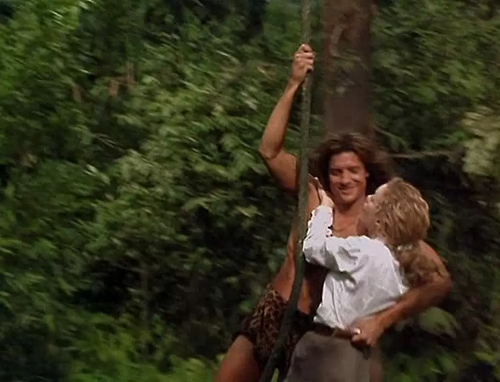 「ジャングル・ジョージ」ブレンダン・フレイザー & レスリー・マンの画像