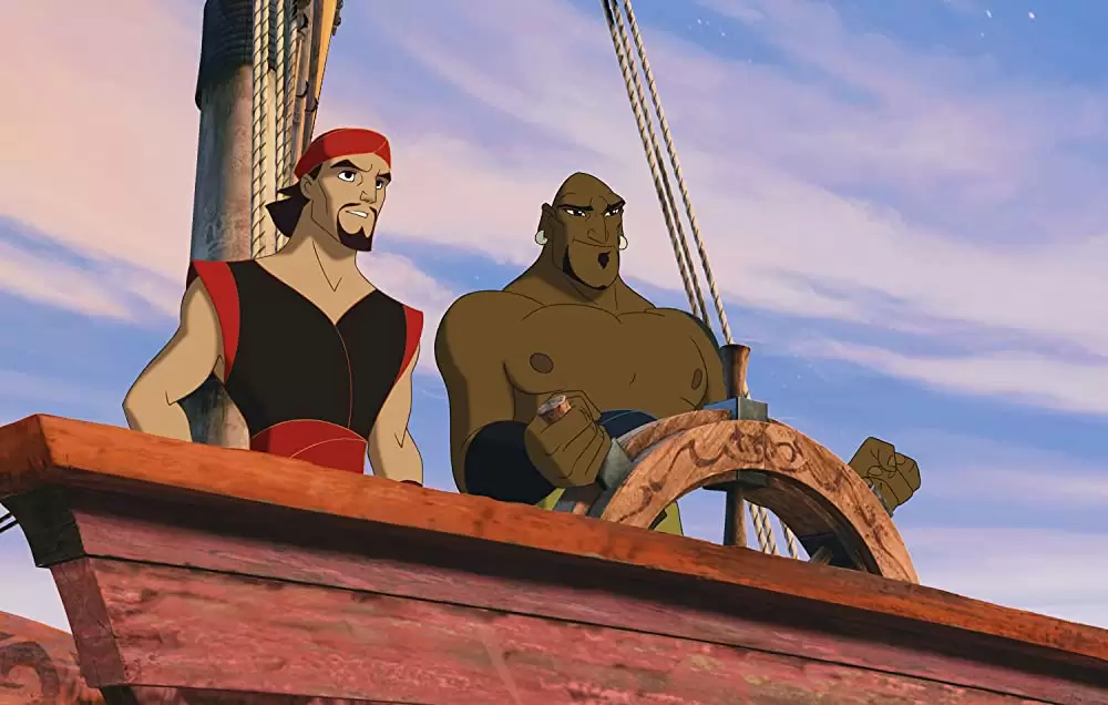 「シンドバッド 7つの海の伝説」ブラッド・ピット & デニス・ヘイスバートの画像