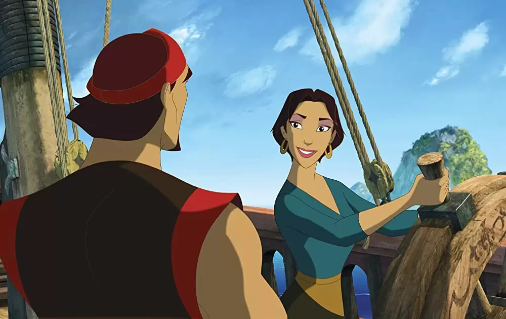 「シンドバッド 7つの海の伝説」ブラッド・ピット & キャサリン・ゼタ＝ジョーンズの画像