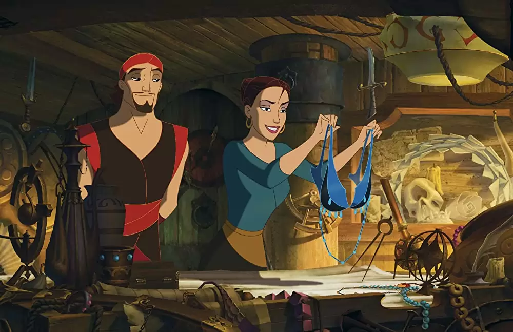 「シンドバッド 7つの海の伝説」ブラッド・ピット & キャサリン・ゼタ＝ジョーンズの画像