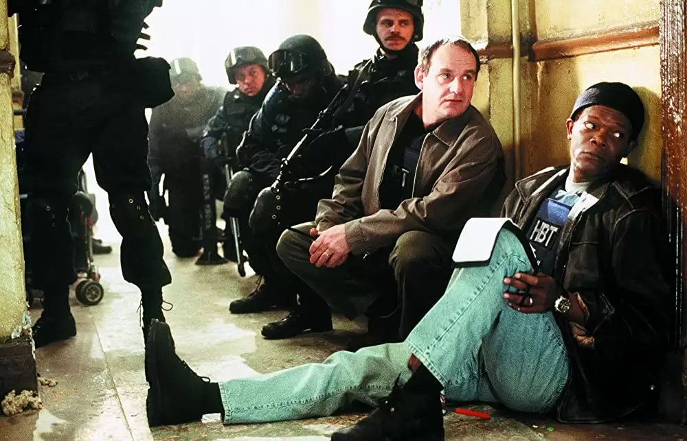 「交渉人」サミュエル・L・ジャクソン & ポール・ギルフォイルの画像