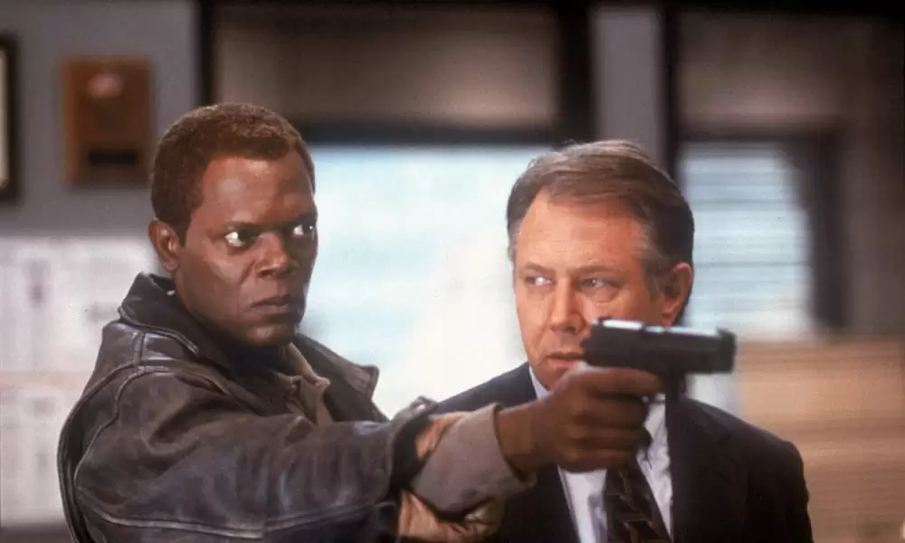 「交渉人」サミュエル・L・ジャクソン & J・T・ウォルシュの画像