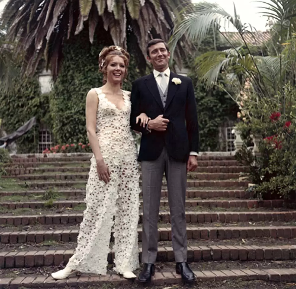 「女王陛下の007」ダイアナ・リグ & ジョージ・レーゼンビーの画像