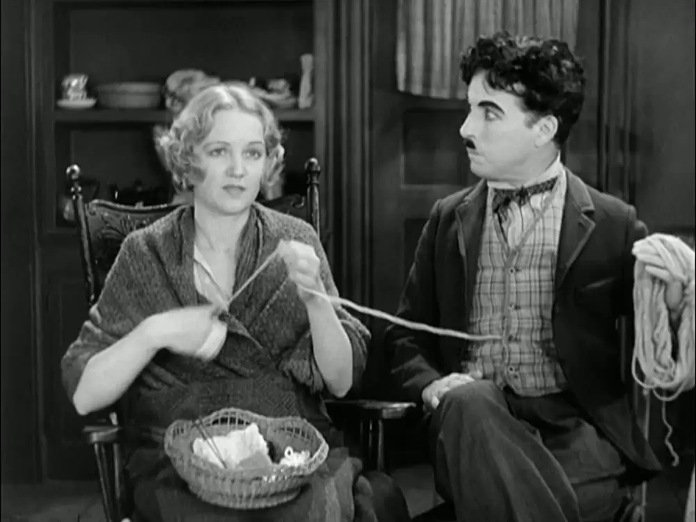 「街の灯」チャールズ・スペンサー・チャップリン & バージニア・チェリルの画像