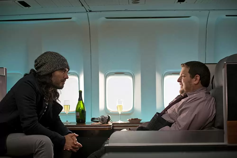 「伝説のロックスター再生計画！／寝取り男はロック★スター」ラッセル・ブランド & ジョナ・ヒルの画像