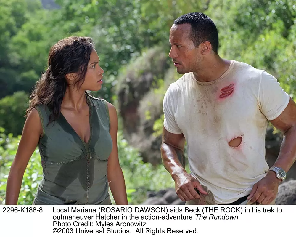 「ランダウン ロッキング・ザ・アマゾン」ロザリオ・ドーソン & ドウェイン・ジョンソンの画像