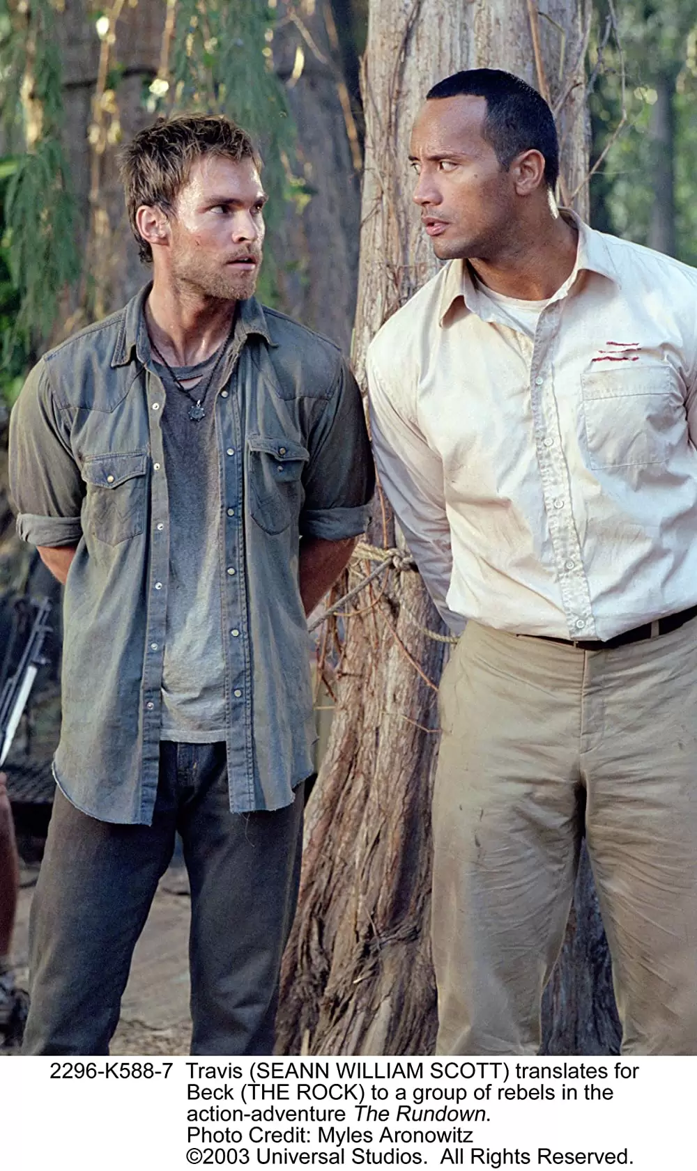 「ランダウン ロッキング・ザ・アマゾン」ショーン・ウィリアム・スコット & ドウェイン・ジョンソンの画像