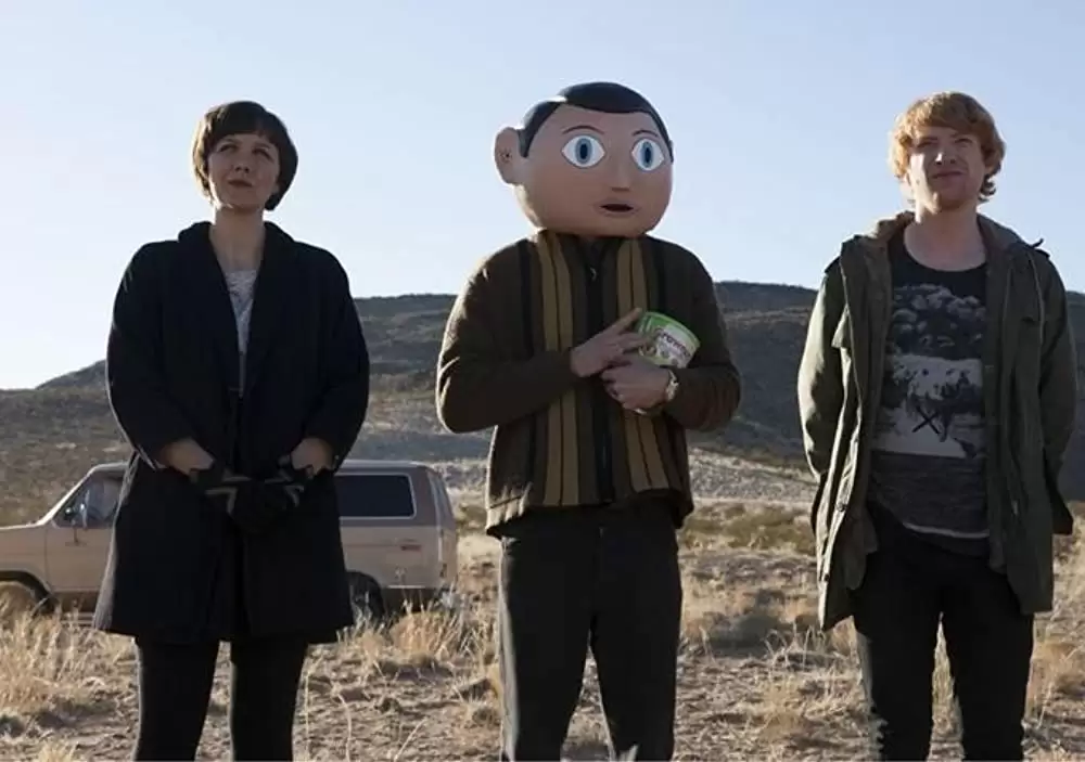 「FRANK フランク」マギー・ギレンホール & マイケル・ファスベンダー & ドーナル・グリーソンの画像