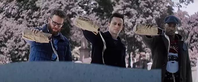 「ナイト・ビフォア 俺たちのメリーハングオーバー」ジョセフ・ゴードン＝レビット & セス・ローゲン & アンソニー・マッキーの画像