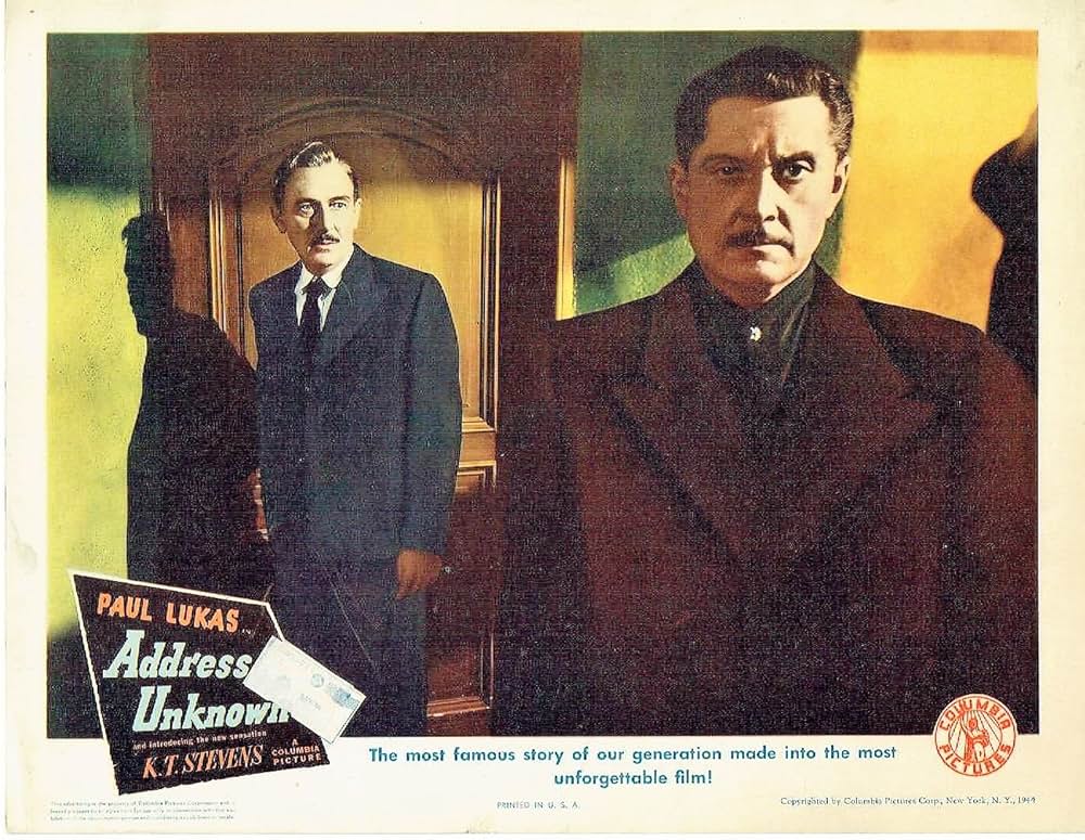 Address Unknown（原題）の画像