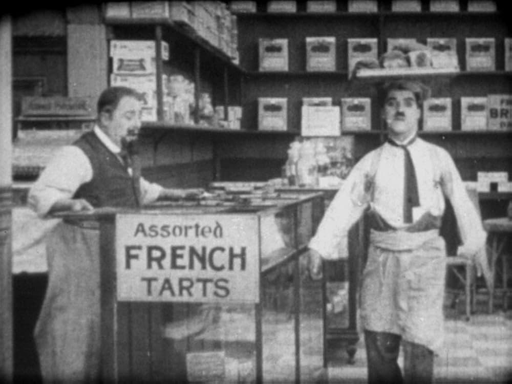 チャップリンとパン屋の画像