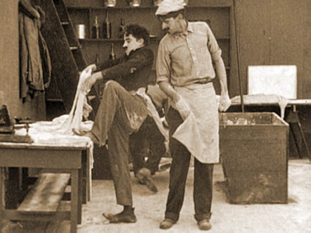 チャップリンとパン屋の画像