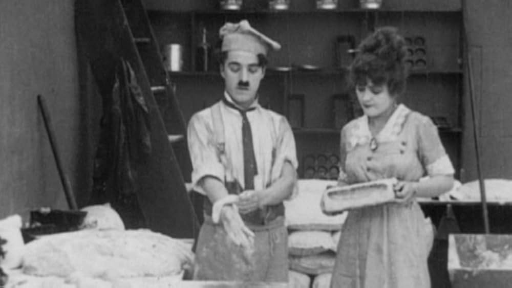 チャップリンとパン屋の画像