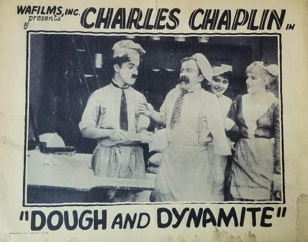 チャップリンとパン屋の画像