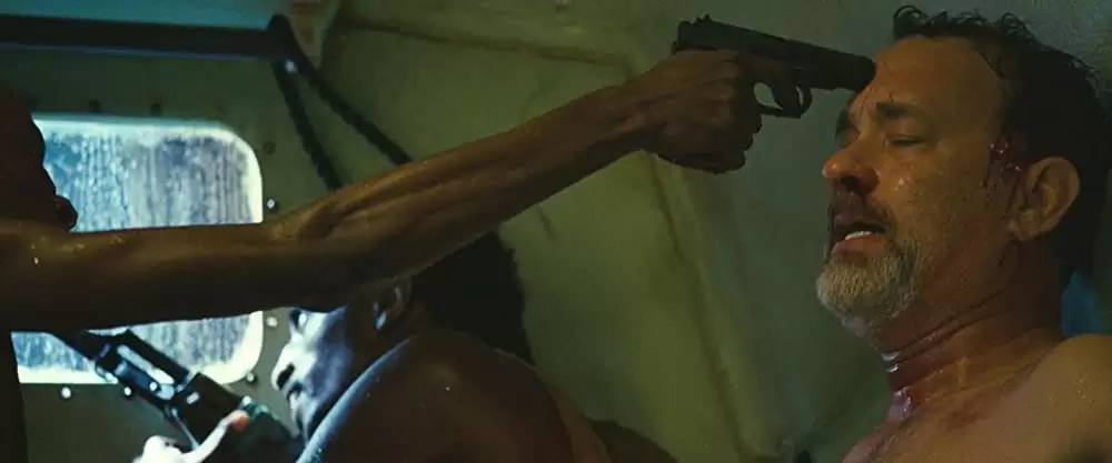 「キャプテン・フィリップス」トム・ハンクス & Faysal  Ahmed & バーカッド・アブディの画像