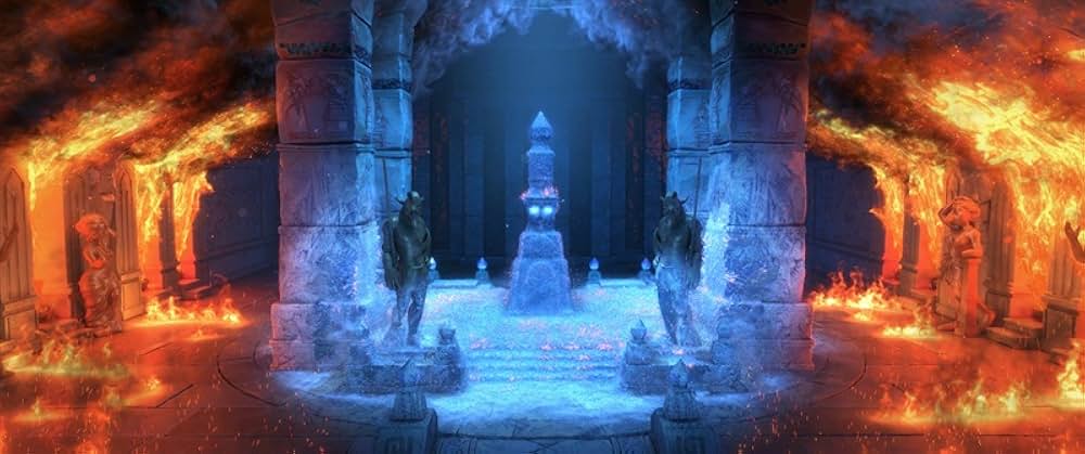 雪の女王と火の魔王の画像