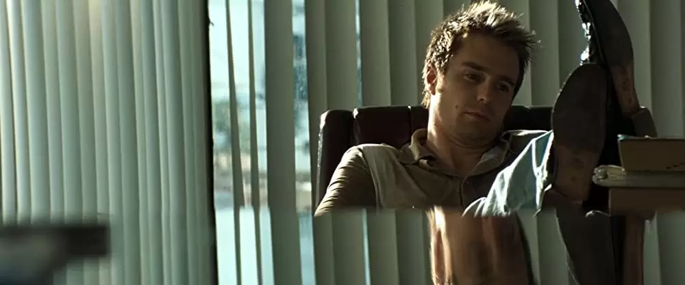 「マッチスティック・メン」サム・ロックウェルの画像