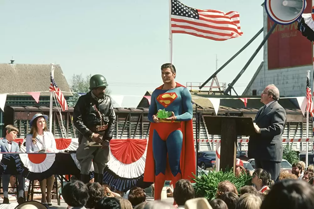 「スーパーマンIII 電子の要塞」リチャード・プライアー & クリストファー・リーブの画像