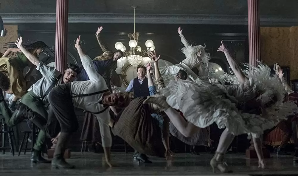 「グレイテスト・ショーマン」ヒュー・ジャックマン & Julius Anthony Rubio & ヤーヤ・アブドゥル＝マティーン2世の画像