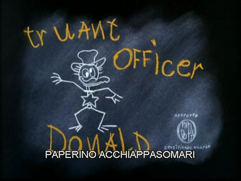 ドナルドのずる休み／ドナルドとサボ学生の画像