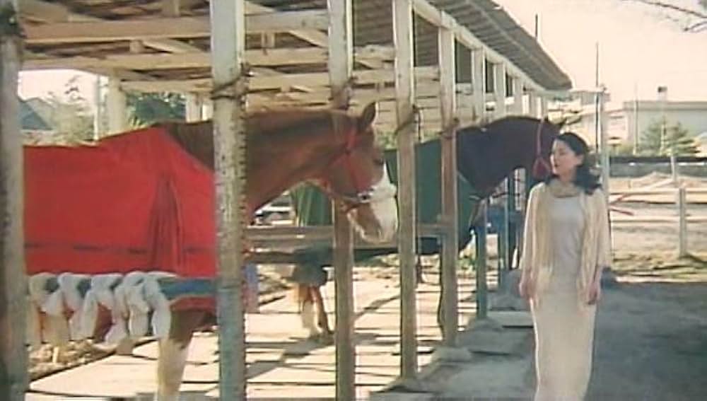 馬と後妻と令嬢の画像