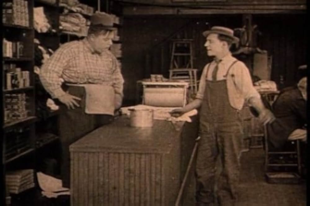 ファッティとキートンのおかしな肉屋／デブ君の女装の画像