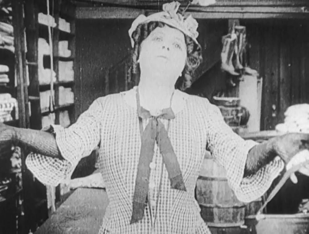 ファッティとキートンのおかしな肉屋／デブ君の女装の画像