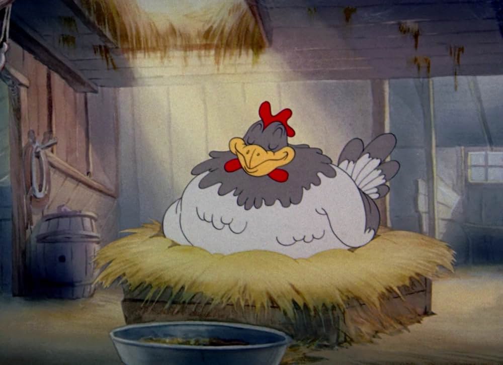 にわとりのおばさんの画像