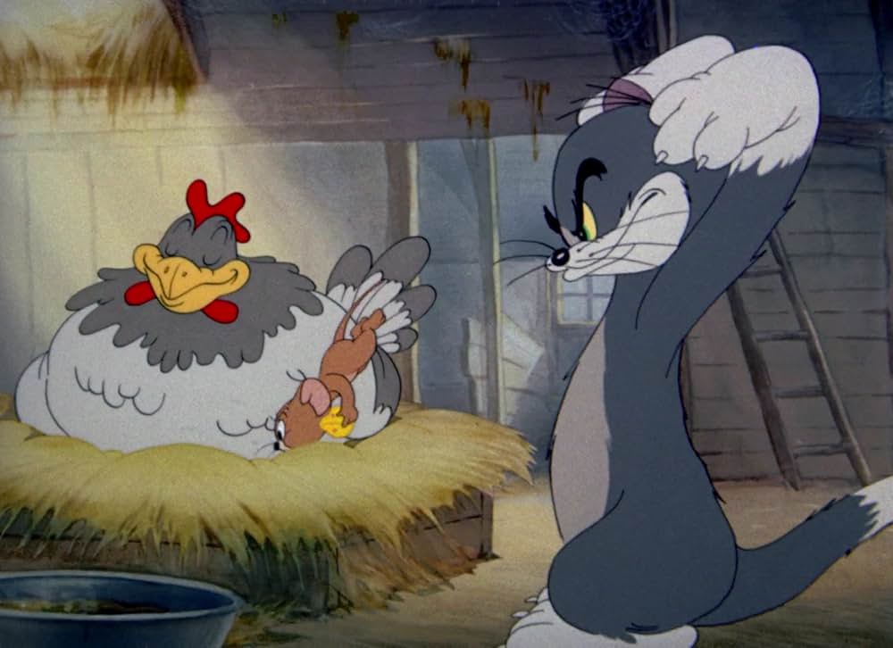 にわとりのおばさんの画像