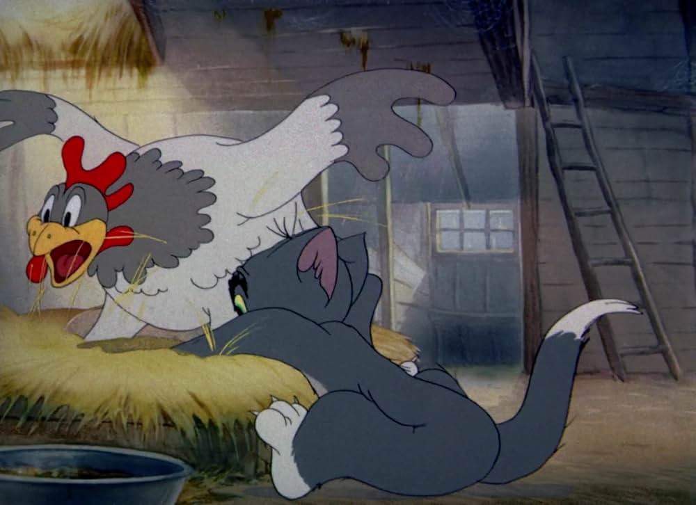 にわとりのおばさんの画像