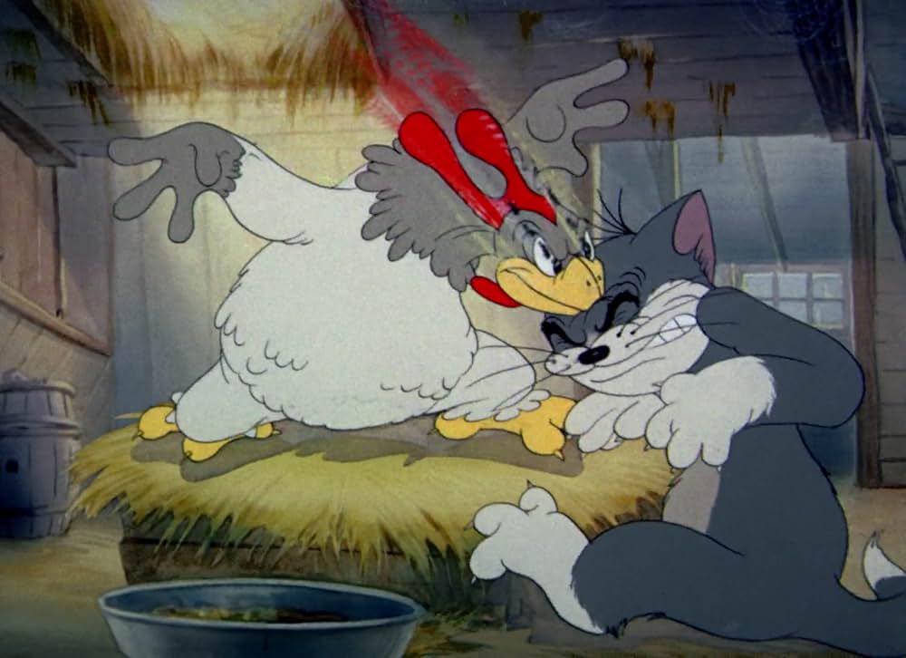 にわとりのおばさんの画像