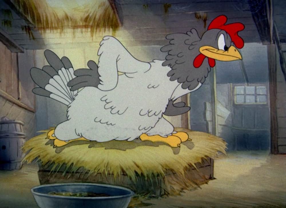 にわとりのおばさんの画像