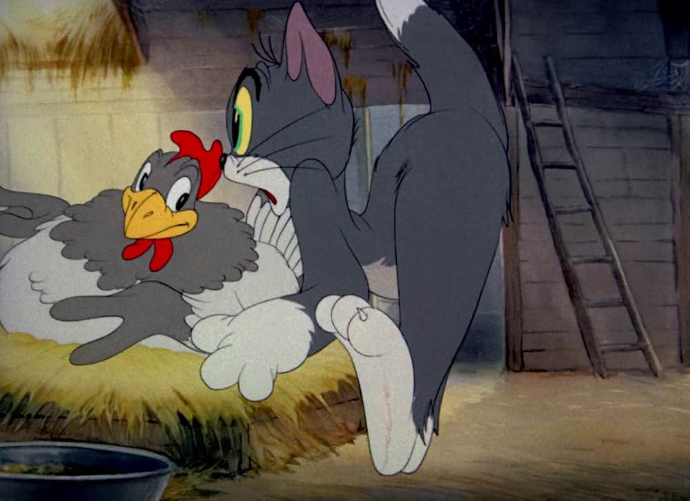 にわとりのおばさんの画像