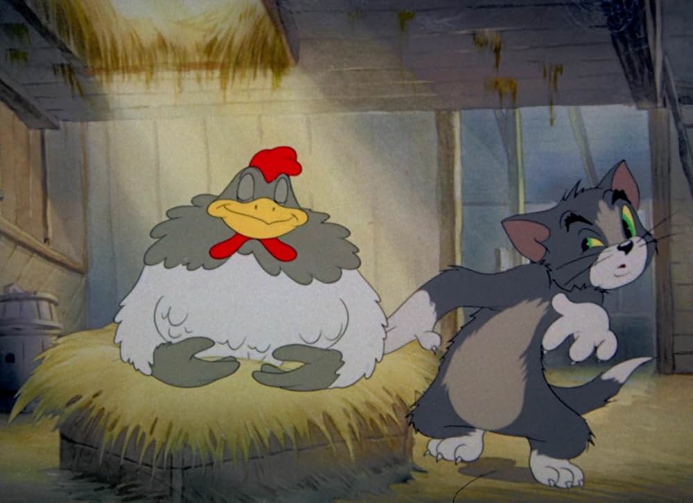 にわとりのおばさんの画像