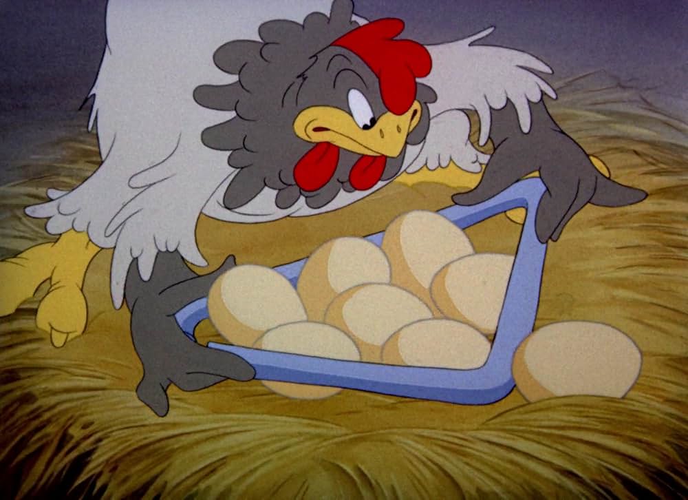 にわとりのおばさんの画像