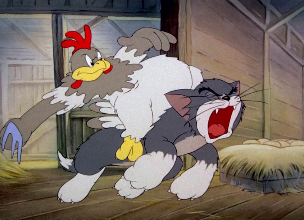 にわとりのおばさんの画像