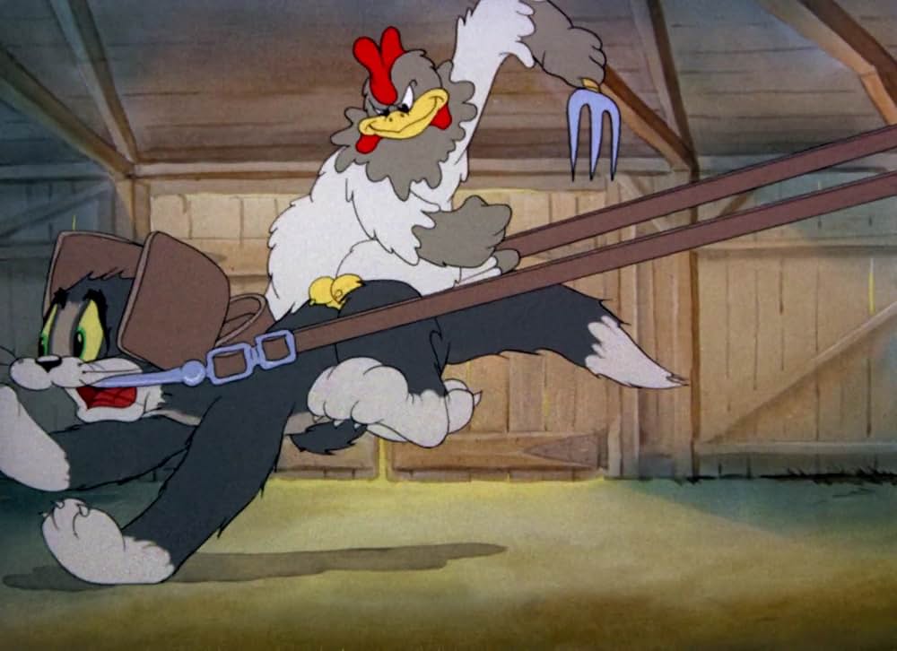 にわとりのおばさんの画像