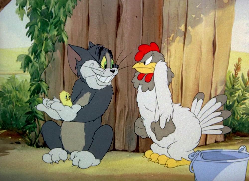 にわとりのおばさんの画像