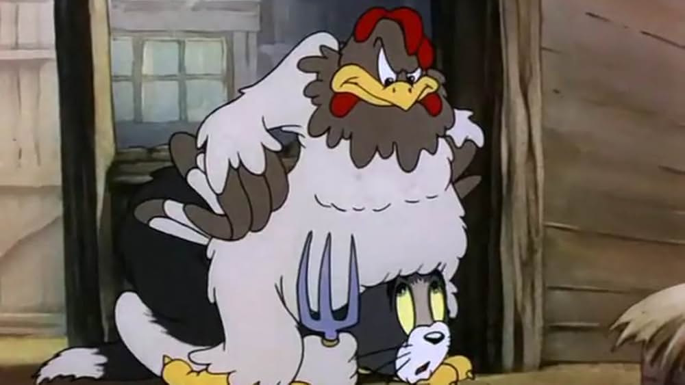 にわとりのおばさんの画像