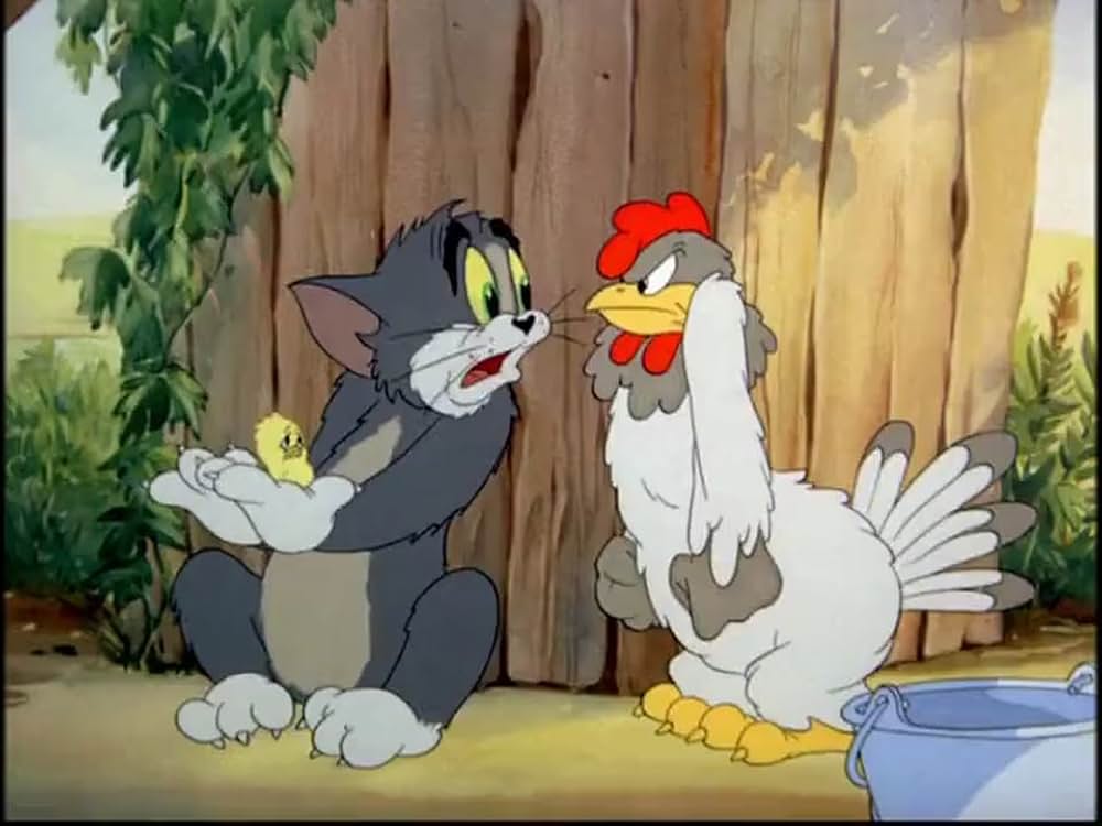 にわとりのおばさんの画像