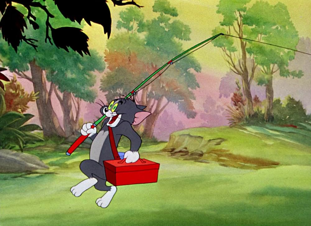 変な魚釣りの画像