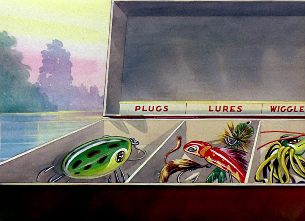 変な魚釣りの画像