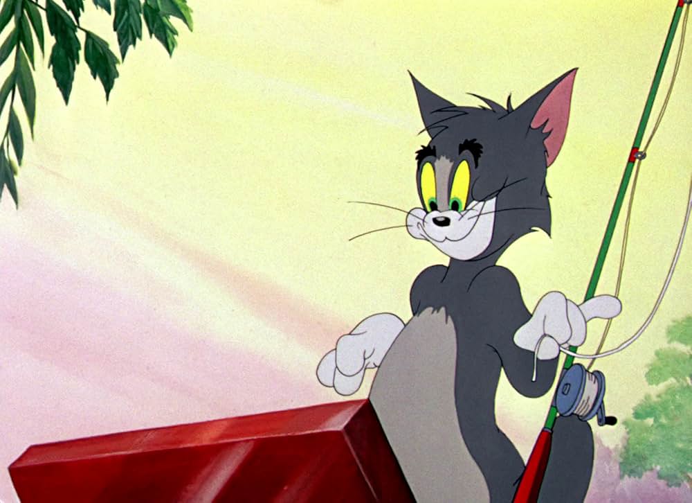 変な魚釣りの画像