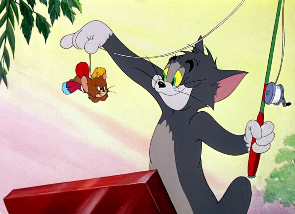 変な魚釣りの画像